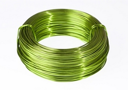 Hliníkový drôt Zelený