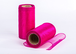 Organza cyklámen 12cm x 20yrd, 2ks