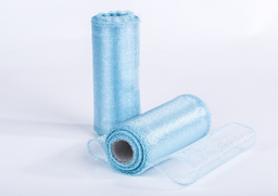 Organza sv. modrá 12cm x 20yrd, 2ks