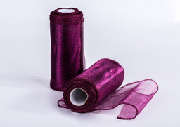 Organza purpurová 12cm x 20yrd, 2ks