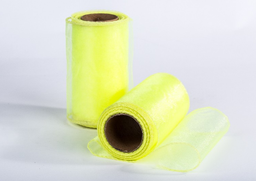 Organza citrónovožltá 12cm x 20yrd, 2ks