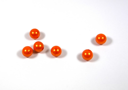 Gorále perličky 11mm 100 g oranž.