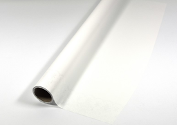 Fólia satén čipka biela 50cm x 10y