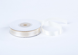 174 Stuha satén krémová 1,2cm x 25yrd