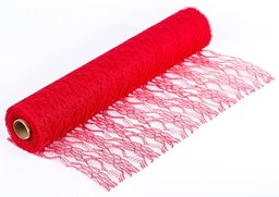 Čipka červená 36cm x 9,14m
