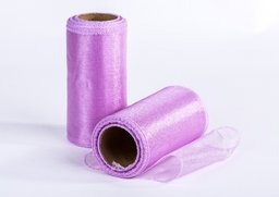 Organza sv. fialová 12cm x 20yrd, 2ks