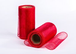 Organza vínová 12cm x 20yrd, 2ks