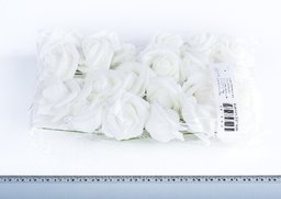 Ruža 4cm biela 24ks