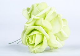 Ruža 7 cm, S/24 zelená
