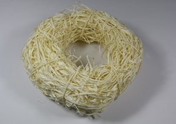 Veniec tučný 20cm biely