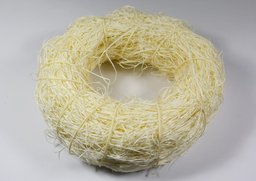 Veniec tučný 25cm biely