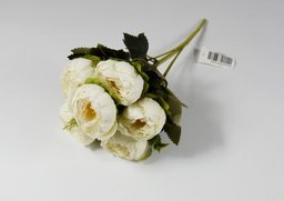 Pivónia 30cm biela