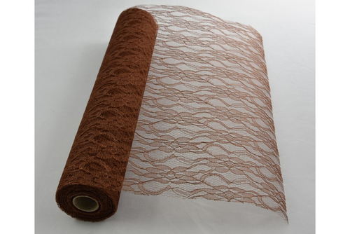 Čipka čokoládová 36cm x 9,14m