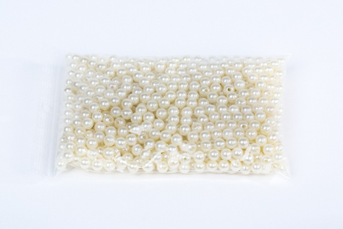 Gorále perličky krémové 100g, 8mm