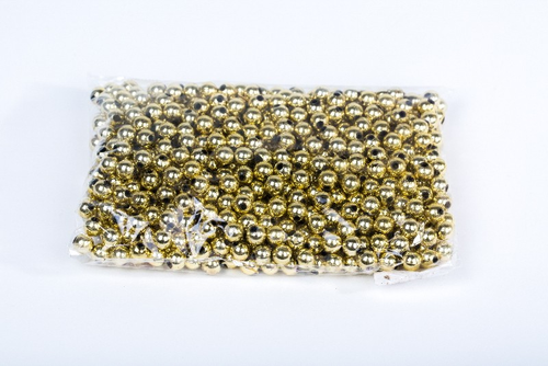 Gorále perličky zlaté 100g, 8mm (vypredané)