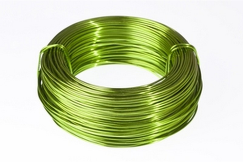 Hliníkový drôt Zelený