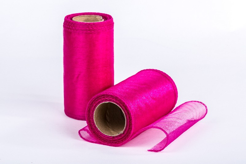 Organza 12 cm x 9 m S/2 cyklámen.