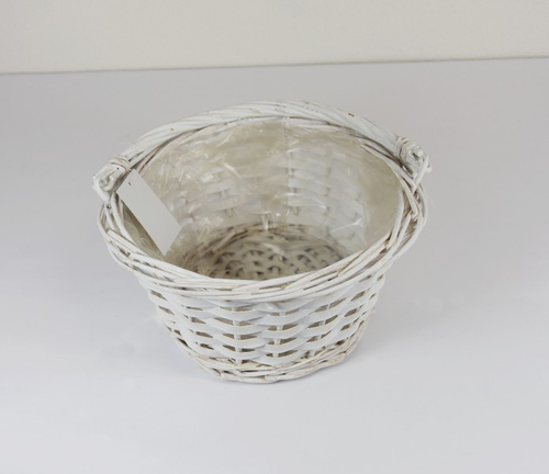 Košík biely okr.22,5cm