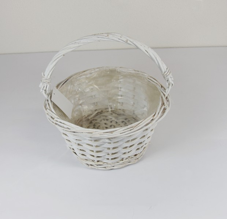 Košík biely okr.22,5cm