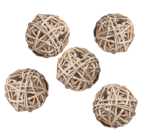 Lata ball 4cm natur S/12