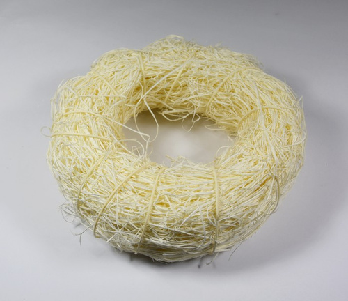 Veniec tučný 25cm biely