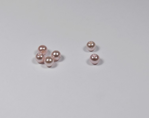 Gorále perličky 8mm ružové, 200g