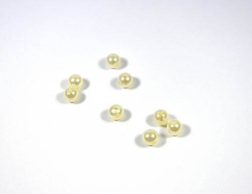 Gorále perličky 10mm 100 g krém