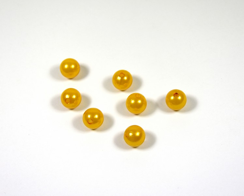 Gorále perličky 11mm 100 g žltá